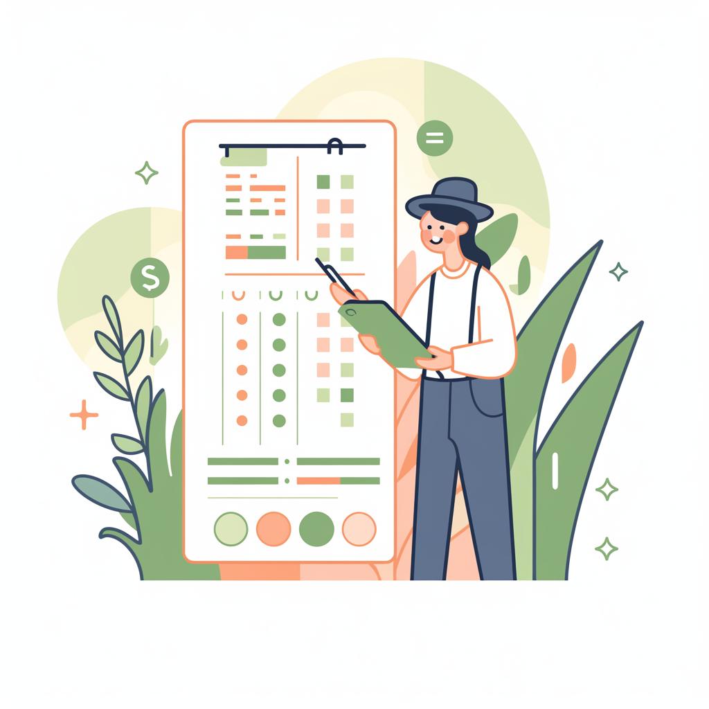 A gardener cross-verifying plant symptoms with a nutrient deficiency chart